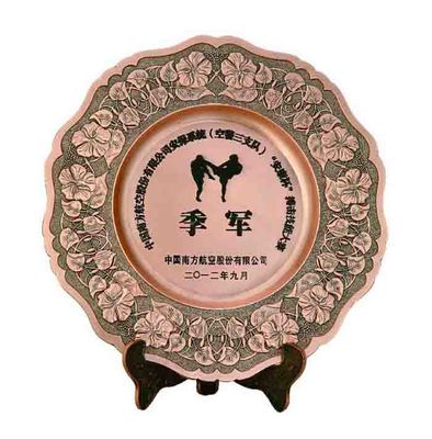 天津合金獎盤定做工藝與廣州夢煥工藝美術品探析